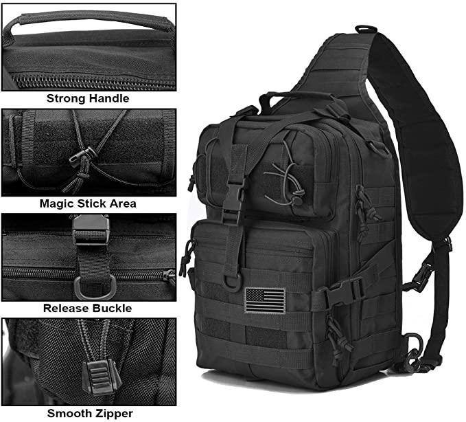 MOLLE Tactical Sling Bag – Rugged & Versatile